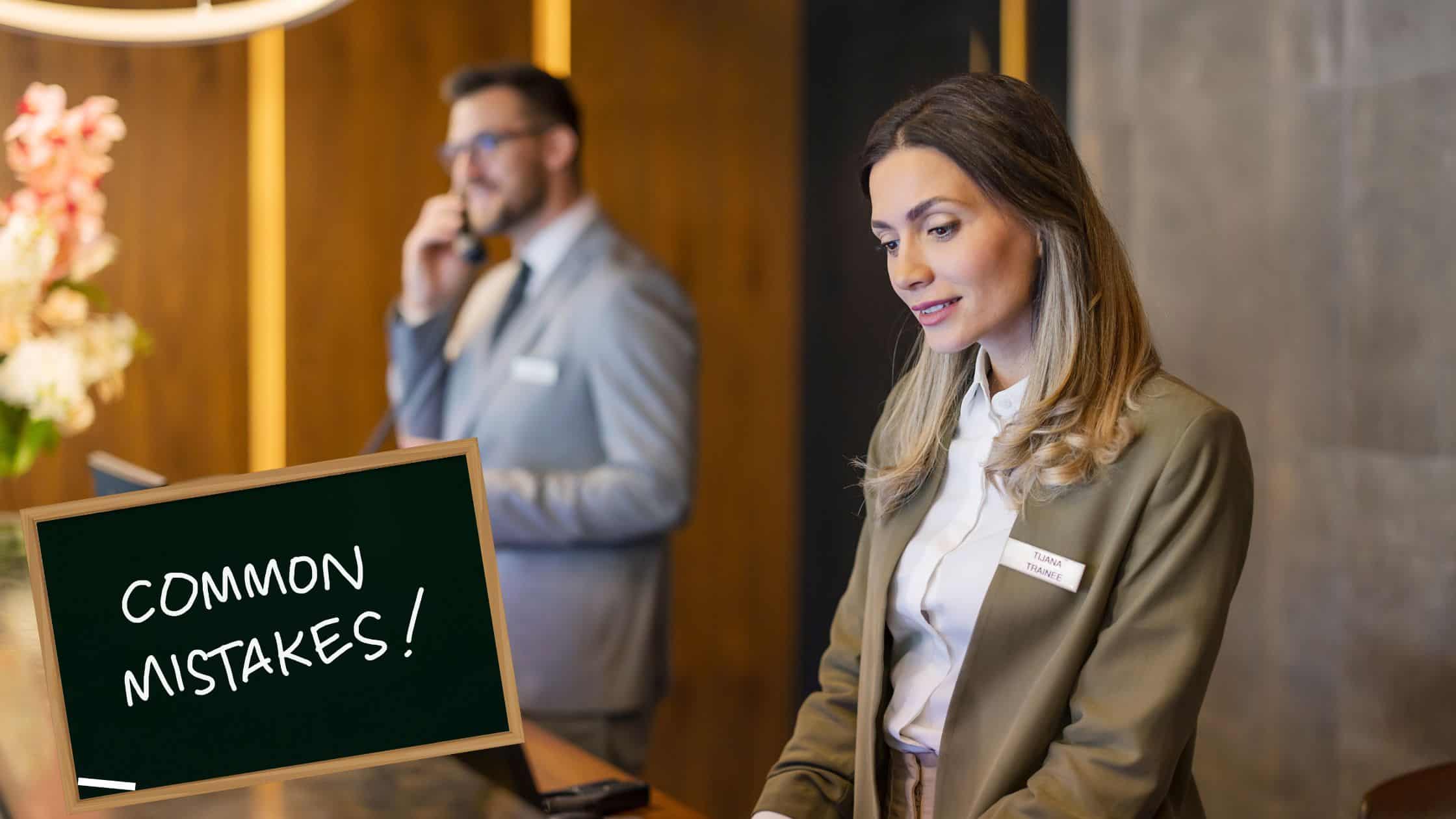 mistakes in reception hotel hoteltraining consulting Greece